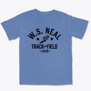 W.s. Neal High School Track and Field Premium Heavyweight T-shirt