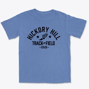 Hickory Hill Elementary School Track and Field Premium Heavyweight T-shirt