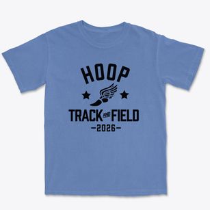 Hoop Elementary School Track and Field Premium Heavyweight T-shirt