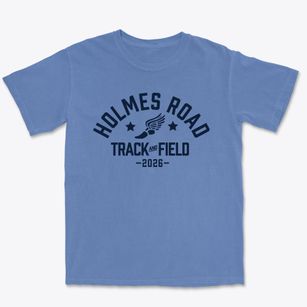 Holmes Road Elementary School Track and Field Premium Heavyweight T-shirt