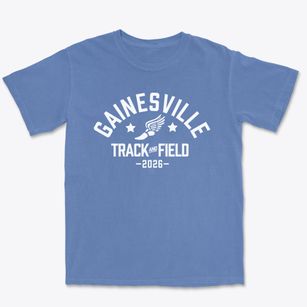Gainesville Christian Academy Track and Field Premium Heavyweight T-shirt