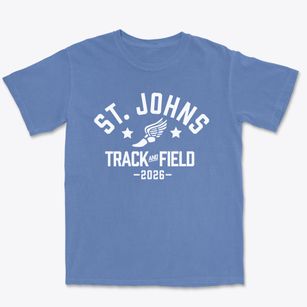Saint Johns Elementary School Track and Field Premium Heavyweight T-shirt