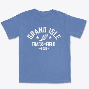 Grand Isle Elementary School Track and Field Premium Heavyweight T-shirt