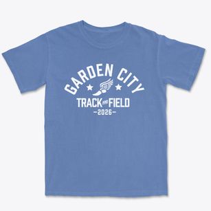 Garden City High School Track and Field Premium Heavyweight T-shirt