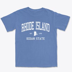  Rhode Island Slogan Premium Heavyweight T-shirt