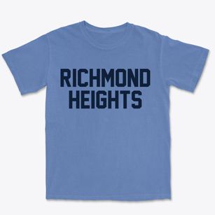 Richmond Heights Ohio Classic Block Premium Heavyweight T-shirt