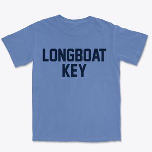 Longboat Key Florida Classic Block Premium Heavyweight T-shirt