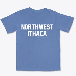 Northwest Ithaca New York Classic Block Premium Heavyweight T-shirt