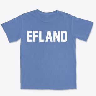 Efland North Carolina Classic Block Premium Heavyweight T-shirt