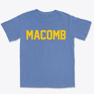 Macomb New York Classic Block Premium Heavyweight T-shirt