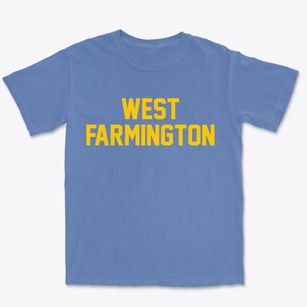 West Farmington Ohio Classic Block Premium Heavyweight T-shirt
