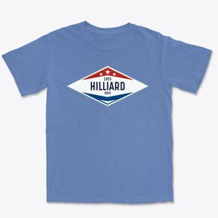 Hilliard Ohio Diamond Star Premium Heavyweight T-shirt