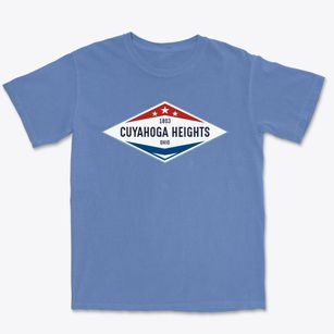 Cuyahoga Heights Ohio Diamond Star Premium Heavyweight T-shirt