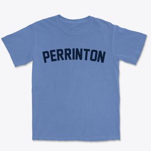 Perrinton Michigan Classic Curve Premium Heavyweight T-shirt