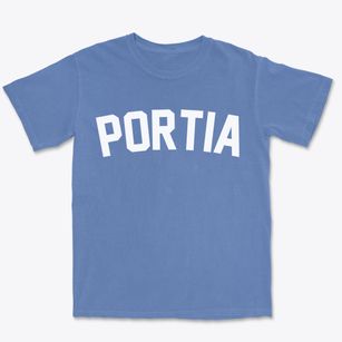 Portia Arkansas Classic Curve Premium Heavyweight T-shirt