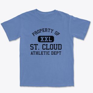 St. Cloud Minnesota Athletic Dept Premium Heavyweight T-shirt