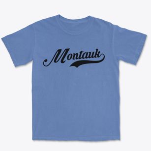 Montauk New York Vintage Team Premium Heavyweight T-shirt