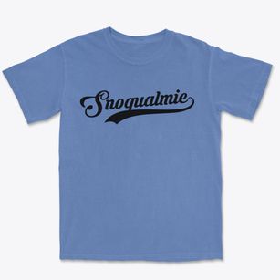 Snoqualmie Washington Vintage Team Premium Heavyweight T-shirt