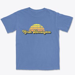 North Barrington Illinois Sublime Sunset Premium Heavyweight T-shirt