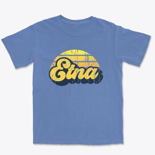 Etna Ohio Sublime Sunset Premium Heavyweight T-shirt