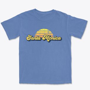 Santa Monica California Sublime Sunset Premium Heavyweight T-shirt