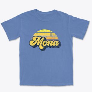 Mona Iowa Sublime Sunset Premium Heavyweight T-shirt