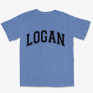 Logan North Dakota Varsity Premium Heavyweight T-shirt