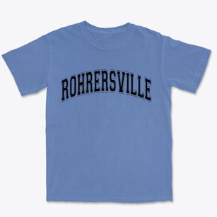 Rohrersville Maryland Varsity Premium Heavyweight T-shirt