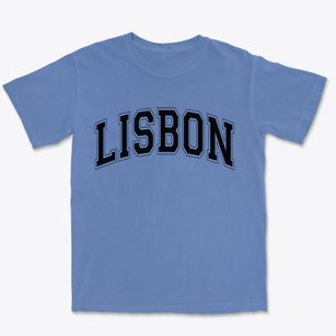 Lisbon Maine Varsity Premium Heavyweight T-shirt