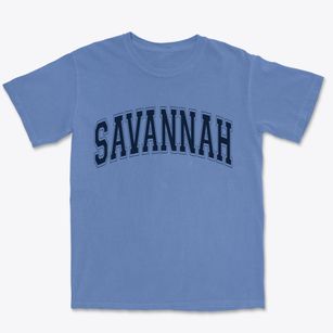 Savannah Georgia Varsity Premium Heavyweight T-shirt