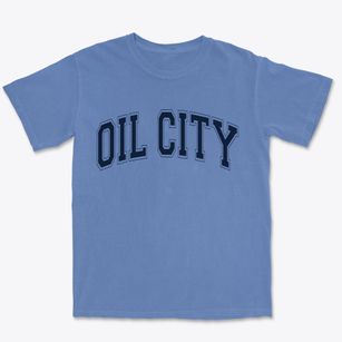 Oil City Louisiana Varsity Premium Heavyweight T-shirt