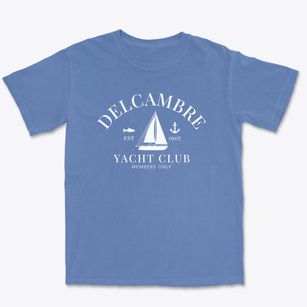 Delcambre Louisiana Yacht Club Premium Heavyweight T-shirt