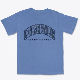 Lenhartsville Pennsylvania Inline Premium Heavyweight T-shirt