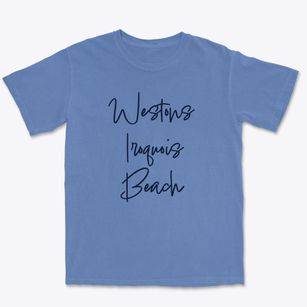 Westons Iroquois Beach Michigan Freestyle Premium Heavyweight T-shirt