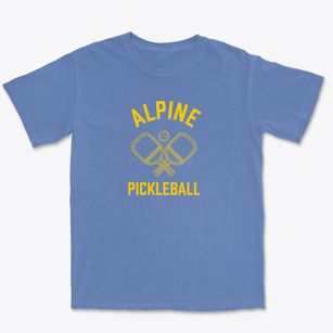 Alpine Wyoming Pickleball Premium Heavyweight T-shirt