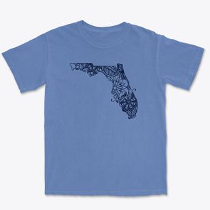 Florida Mandala Premium Heavyweight T-shirt
