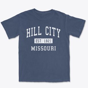 Hill City Missouri Classic Established Premium Heavyweight T-shirt