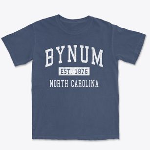 Bynum North Carolina Classic Established Premium Heavyweight T-shirt