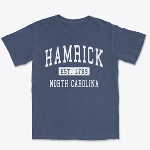 Hamrick North Carolina Classic Established Premium Heavyweight T-shirt