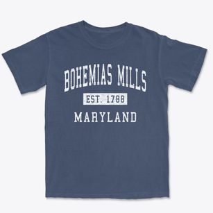 Bohemias Mills Maryland Classic Established Premium Heavyweight T-shirt