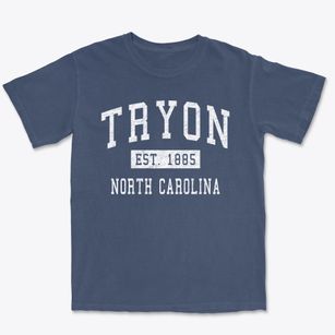 Tryon North Carolina Classic Established Premium Heavyweight T-shirt