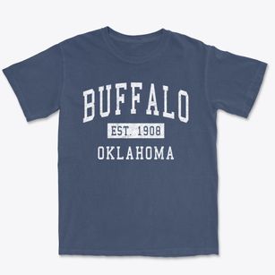 Buffalo Oklahoma Classic Established Premium Heavyweight T-shirt