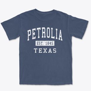 Petrolia Texas Classic Established Premium Heavyweight T-shirt
