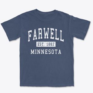 Farwell Minnesota Classic Established Premium Heavyweight T-shirt