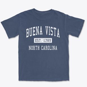 Buena Vista North Carolina Classic Established Premium Heavyweight T-shirt