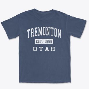 Tremonton Utah Classic Established Premium Heavyweight T-shirt