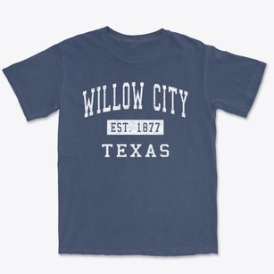Willow City Texas Classic Established Premium Heavyweight T-shirt