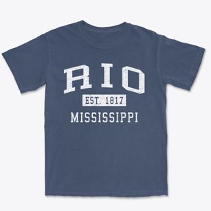 Rio Mississippi Classic Established Premium Heavyweight T-shirt