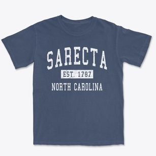 Sarecta North Carolina Classic Established Premium Heavyweight T-shirt