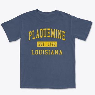 Plaquemine Louisiana Classic Established Premium Heavyweight T-shirt